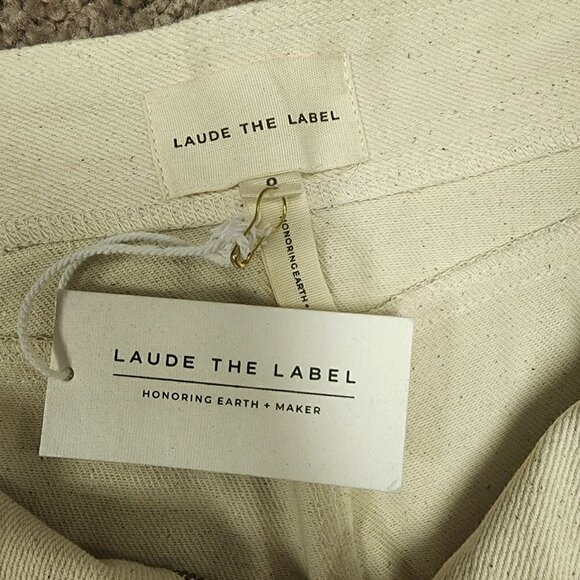 NWT Laude the Label Bone High Rise Camp Pant Jeans 0 - Picture 9 of 9